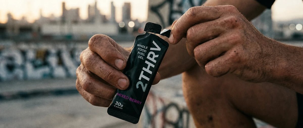 runner training with 2THRV endurance fuel